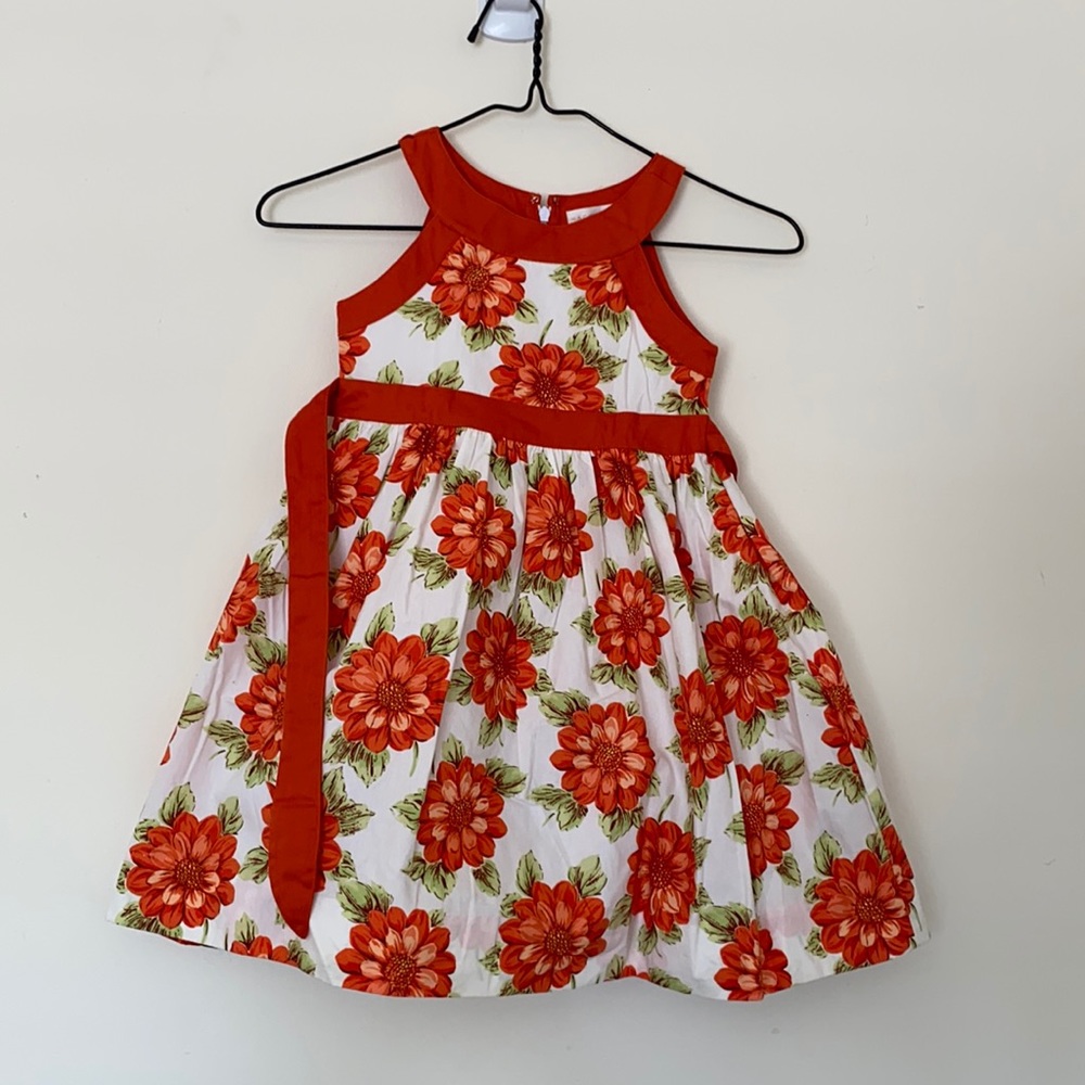 Girls Size 5 Floral Dress